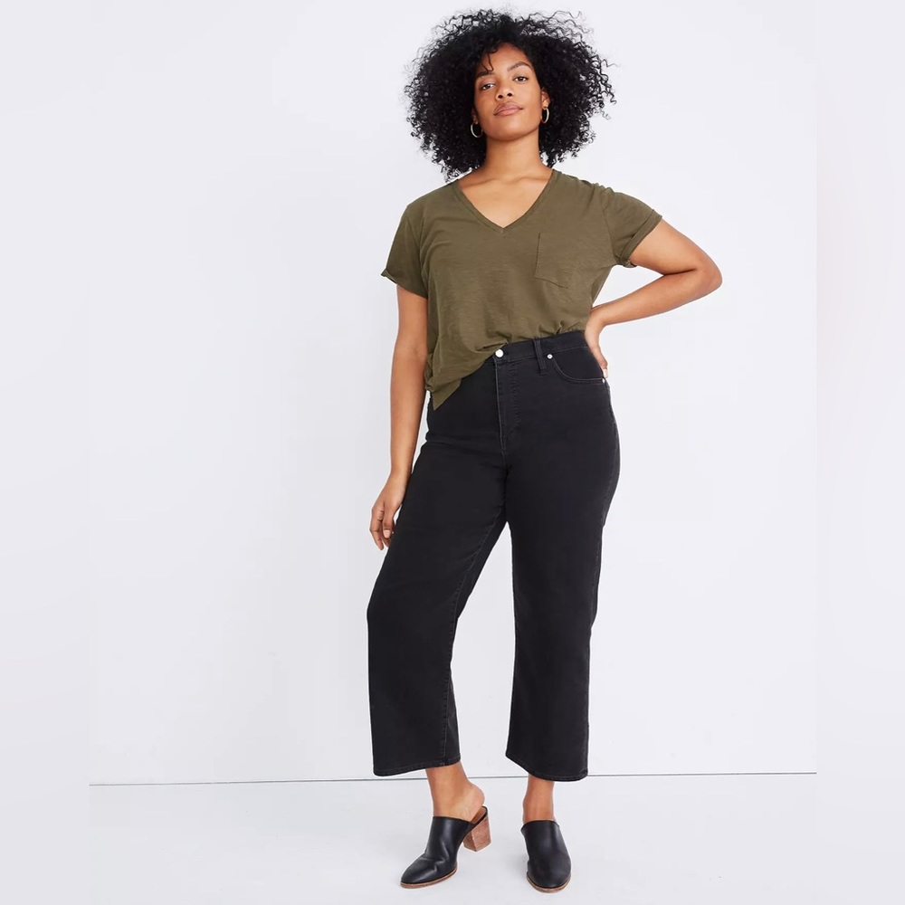 NWT MADEWELL SLIM WIDE LEG JEANS
